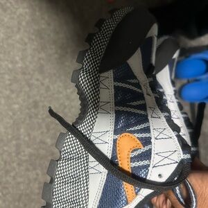 Kids' Blue and Orange Sneakers